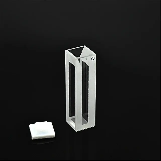 Micro quartz cuvette with lid 1050 / Kuvet Kuarsa Mikro with lid 1050 0