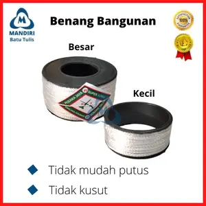 Benang Bangunan Putih - Benang Waterpass Keramik - Benang Tukang