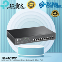 Gambar TP-Link TL-SG2210MP JetStream 10-Port Gigabit Smart Switch 8-Port PoE+ dari SANJAYA COMTRONIX Kota Administrasi Jakarta Pusat 1 Tokopedia