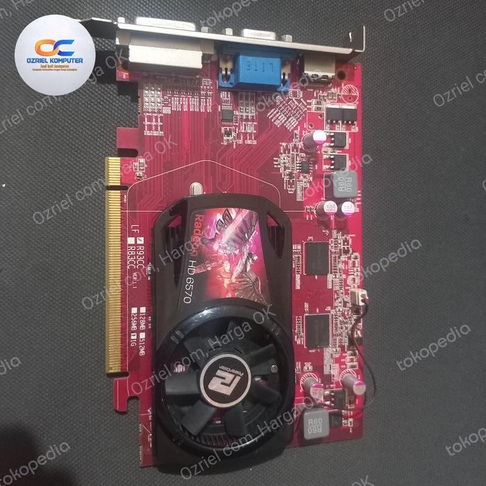 Gambar Vga PCI Express Radeon HD 6570 1GB ddr3 128 bit dari Ozriel Jaya mandiri komputer Kab. Bekasi Tokopedia