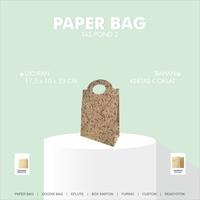 Gambar Tas Kertas Kraft Ringan Kecil Belanja Hadiah Kado 17,5 x 10 x 23 dari Rahmah Tas Kertas dan Kemasan Kab. Sleman 1 Tokopedia
