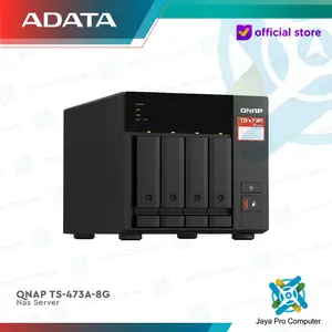 QNAP TS-473A-8G 4-Bay Private NAS Server External Storage Cloud