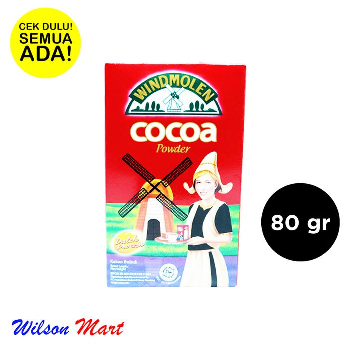 Gambar WINDMOLEN COCOA POWDER BUBUK COKLAT 80 GRAM dari Wilson Mart Kota Administrasi Jakarta Barat Tokopedia