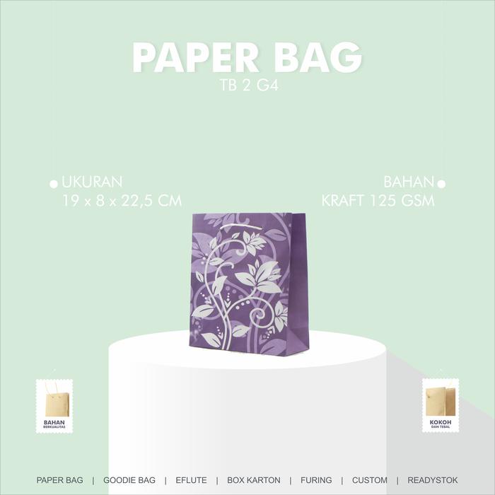 Gambar Tas Kertas Kraft Motif Belanja Hadiah Kado Souvenir 19 x 8 x 22,5 1150 dari Rahmah Tas Kertas dan Kemasan Kab. Sleman Tokopedia