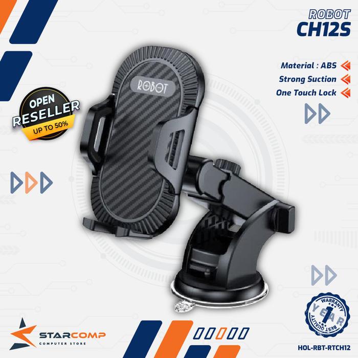 Gambar Car Holder Robot RT-CH12 Automatic Lock 360° Holder Mobil Universal dari Starcomp Solo Kab. Sleman Tokopedia