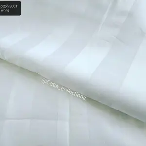 QUILT COVER GARIS PUTIH HOTEL DOBBY TC300 DUVET COVER 240x230