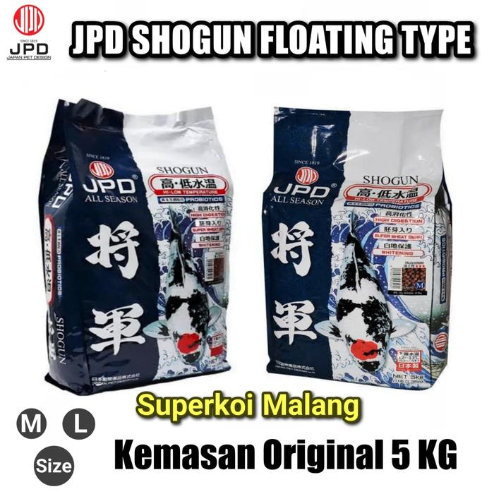 Gambar Shogun JPD 5 Kg 5Kg Pakan Koi Wheat Germ Shiroji Putih Import Show - M dari SUPERKOI MALANG Kota Malang Tokopedia