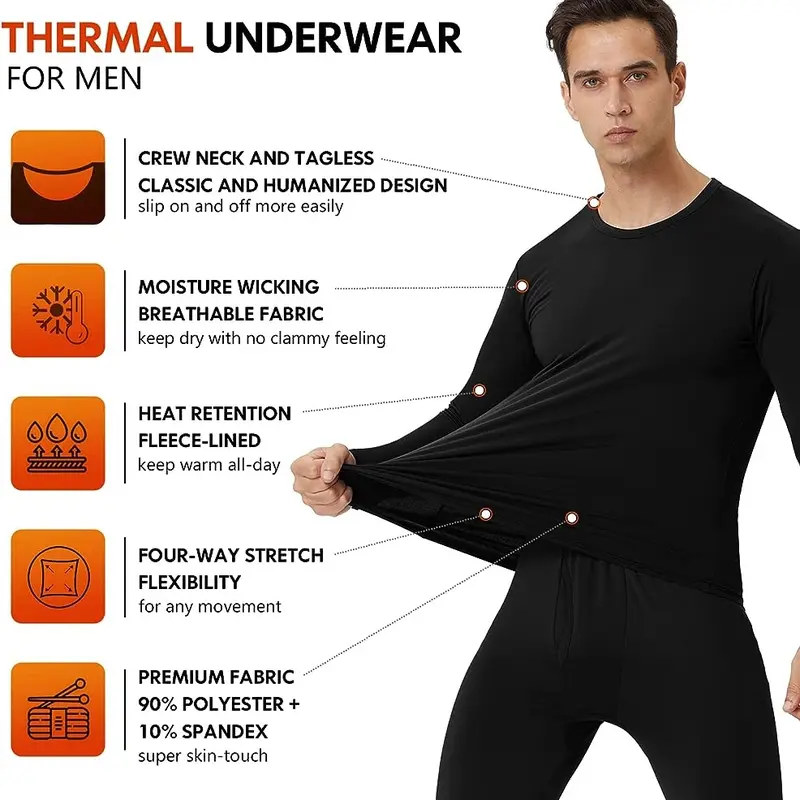 Thermal long john sport pria (stretch) 1