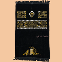 Gambar SAJADAH HITAM TURKY / 110x70cm / SAJADAH TEBAL TURKI PREMIUM dari Rev muslim store Kota Administrasi Jakarta Pusat 3 Tokopedia