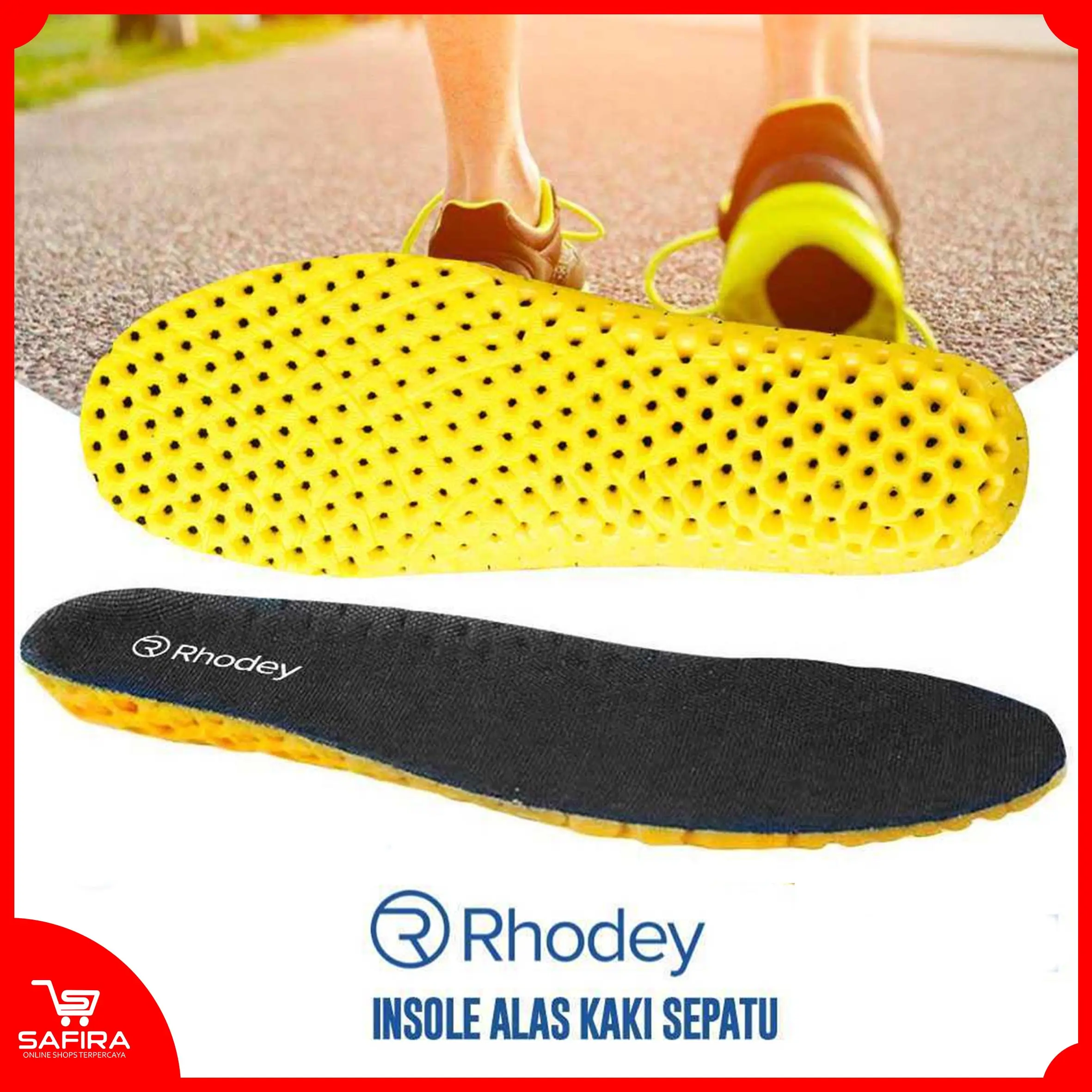 Rhodey Insole Alas Kaki Sepatu Sport