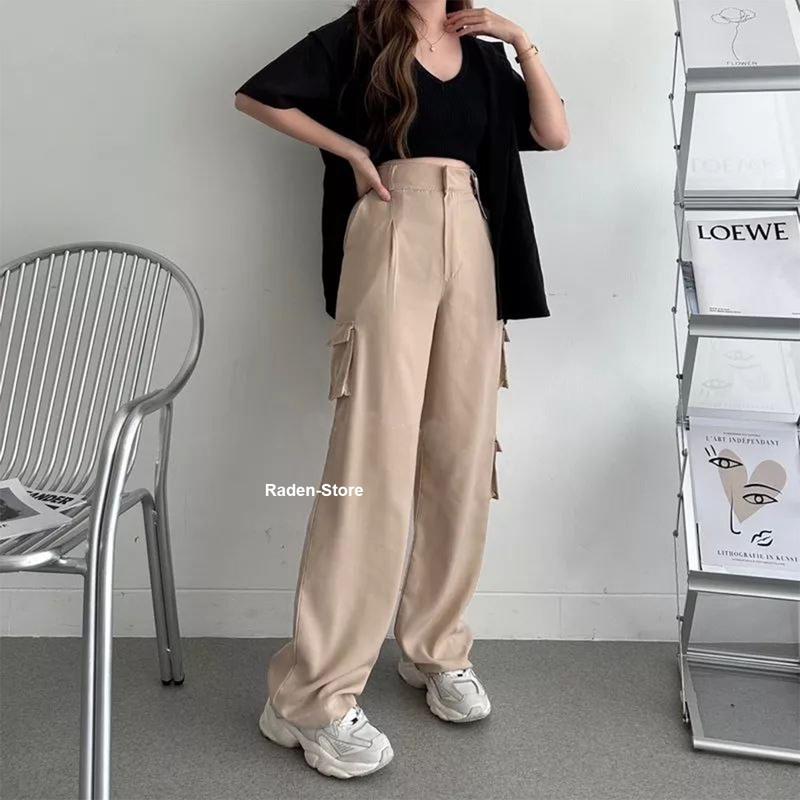 Celana Cargo Wanita Highwaist Bonnie Cargo Pants Celana Kargo Wanita 5