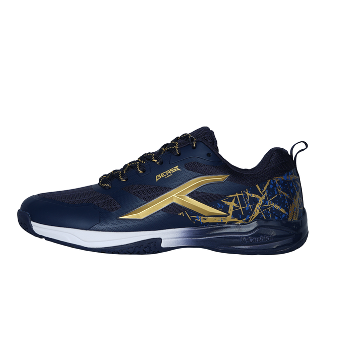 Gambar Hundred Badminton Shoes BEAST MAX HBFS-2M098-3 Navy/Gold - 41 dari Hundred Store Indonesia Kota Administrasi Jakarta Utara Tokopedia