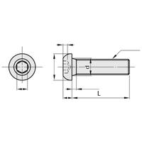 Gambar Baja Button Head L M4 x 8 ( Hitam ) dari Multi Baja Kota Administrasi Jakarta Barat 2 Tokopedia