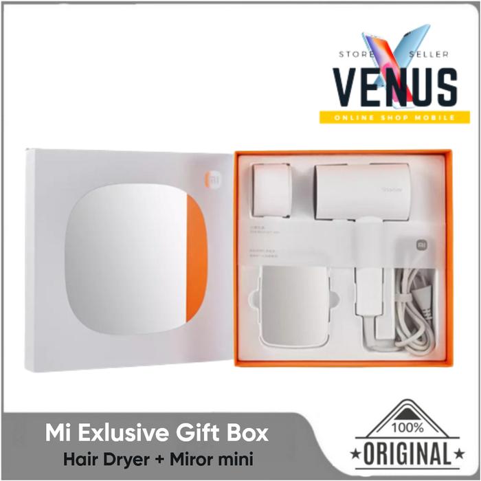 Gambar Mi Heart Gift Box Hampers set Hair Dryer + Mirror dari Venus Mobile Kota Administrasi Jakarta Barat Tokopedia