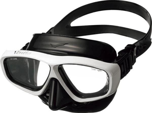 Diving Mask Gull Ventia Black Silicone White