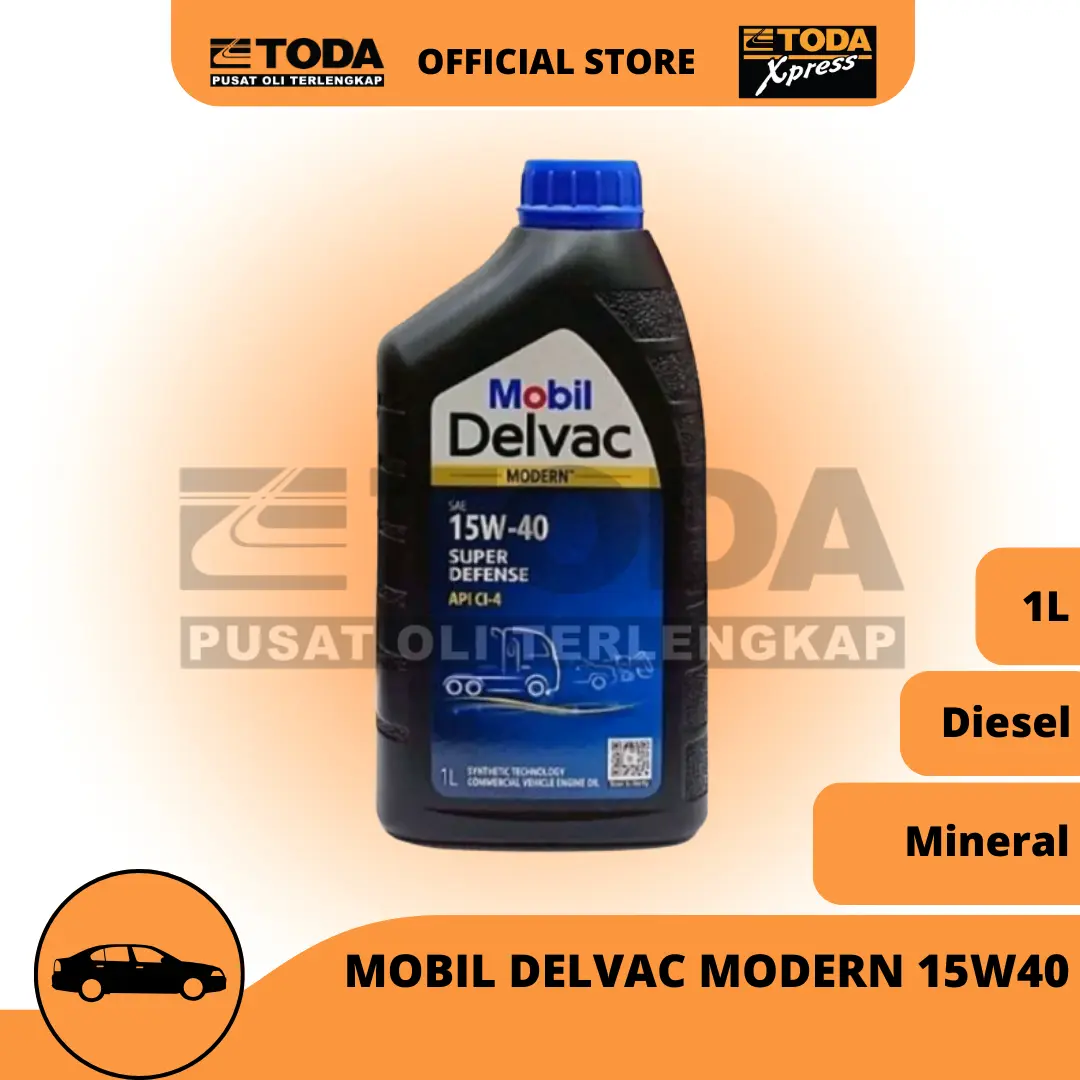 Oli Mesin Diesel Mobil Delvac Modern 15W40 1l Oli Mobil Original