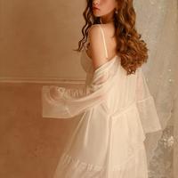 Gambar Manja Girl - Lingerie Sexy Wanita One Set Kimono Bigsize 8 - Putih dari manjalingerie23 Kab. Tangerang 4 Tokopedia