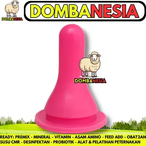 DOT KAMBING SILIKON MERAH MUDA PENDEK Dot Cempe Anak Kambing Domba