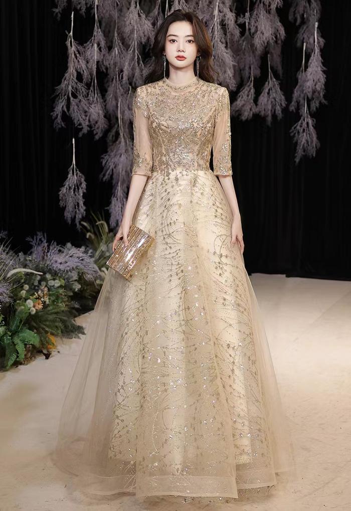 dress pesta elegan 8 Inspirasi Model Baju Pesta yang Anggun dan Elegan