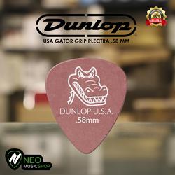 6 Jim Dunlop Plettri GATOR GRIP STANDARD 1.50 mm colore verde - Player's Pack da 6 plettri 1.50 mm