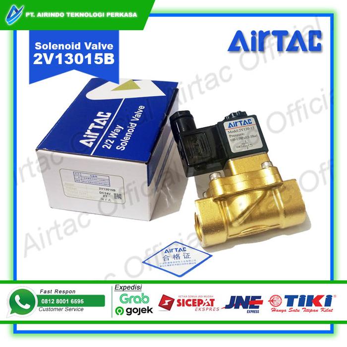 Gambar Solenoid Valve Airtac 2V13015 B (24 VDC) dari Airtac Airindo ID Kota Administrasi Jakarta Pusat Tokopedia