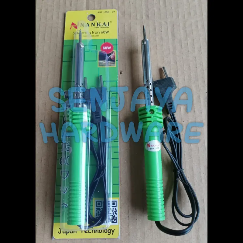 Alat solder listrik service elektronik bakar timah 60 watt nankai 0