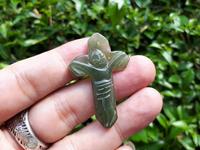 Gambar Batu Natural Jadeite Jade Type A JDT033 Carving Salib Origin Burma dari CNC phoneshop Kota Administrasi Jakarta Pusat 3 Tokopedia