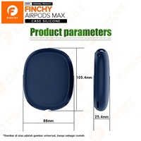 Gambar Finchy silicone Case AirPods max headphone ear pad ear Cups Cover - Army dari Finchy Indonesia Kab. Tangerang 5 Tokopedia