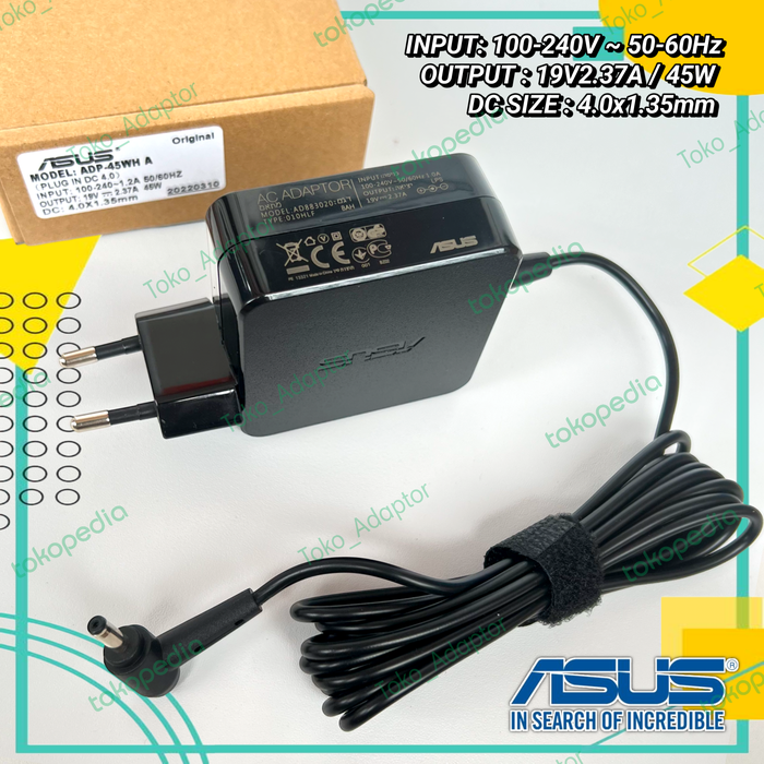 Caricabatterie Originale ASUS 45W Per VivoBook 14 M413DA – ADP-45ZE B