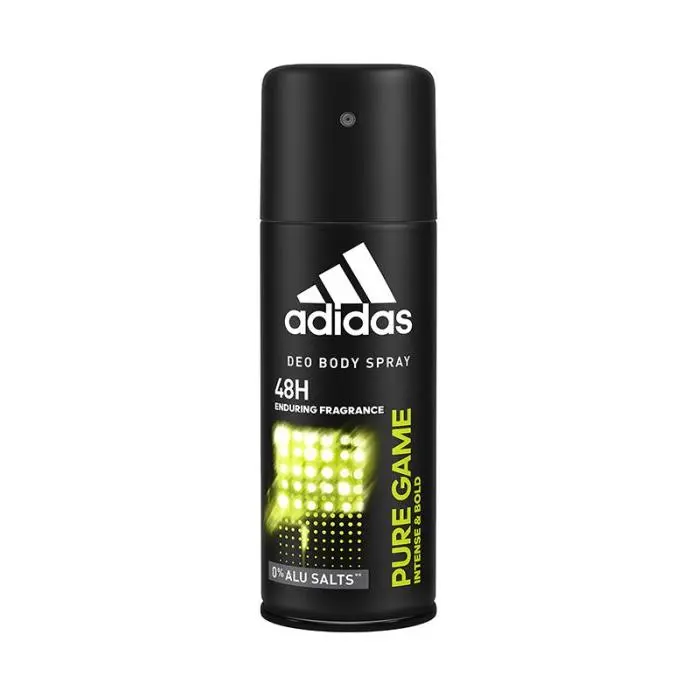 ready adidas pure game deo body spray 150ml - twin pack (2 pcs) -