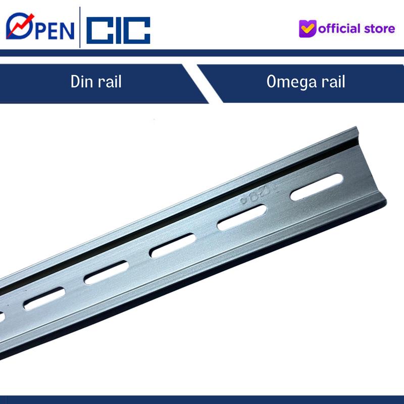 Omega Rail - Din Rail MCB Aluminium 1 Fungsi Cic Panjang 1 Meter CIC ...
