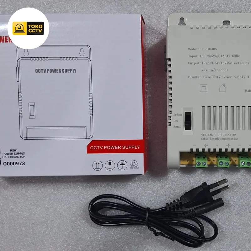 power supply 12V 4ch bergaransi cctv aksesoris 5