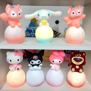 Hiasan Kue Cake 3D Led Sanrio Cinnamoroll Kuromi My Melody KittySanrio