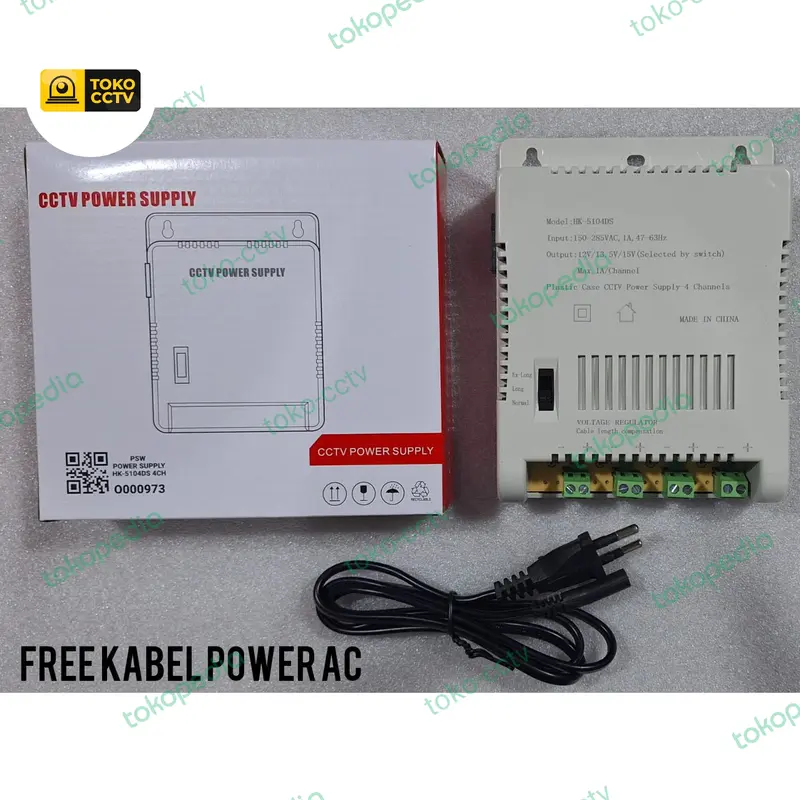 power supply 12V 4ch bergaransi cctv aksesoris 4