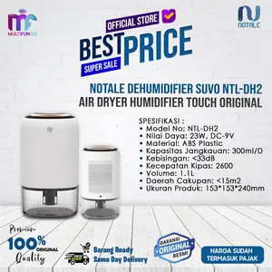 Notale Dehumidifier Suvo NTL-DH2 Air Dryer Humidifier Touch Original