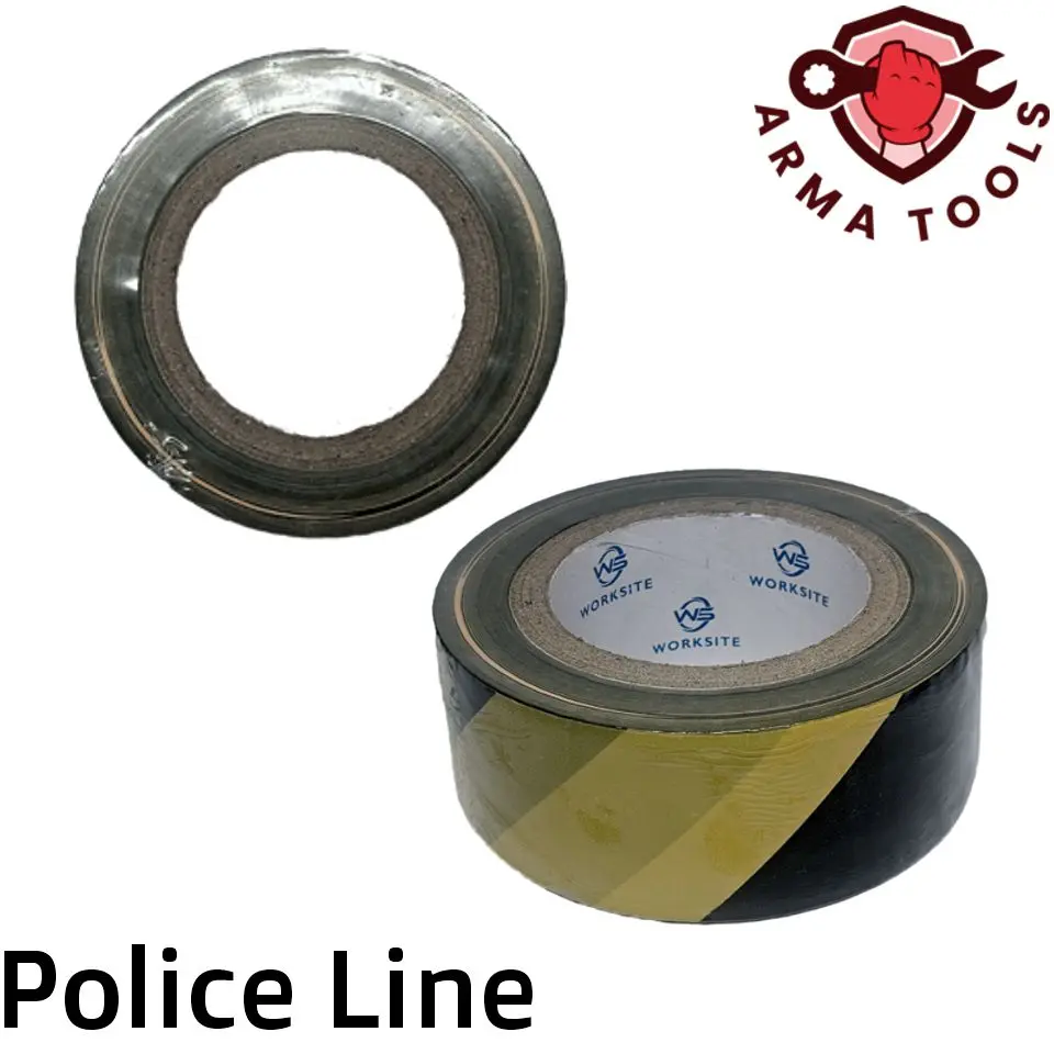 Police Line Hitam Kuning/ Merah Putih 2"x300 m