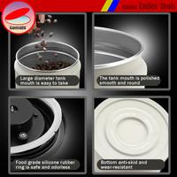 Gambar Kaleng Kopi Storage Kedap Udara Stainless Vacuum Canister Coffee Tea - white-750ml dari Gomaju TikStor Kota Administrasi Jakarta Utara 4 Tokopedia