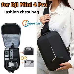 BKANO Tas Sling Backpack Bag DJI MINI 4 PRO Remote RC 2 RC-N2 Eva Hard Case Selempang