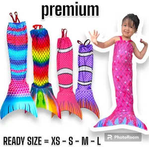 KOSTUM MERMAID BAJU RENANG ANAK BERMAIN AIR
