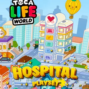 Paper Doll Toca Boca Life World HOSPITAL Quite Busy Book