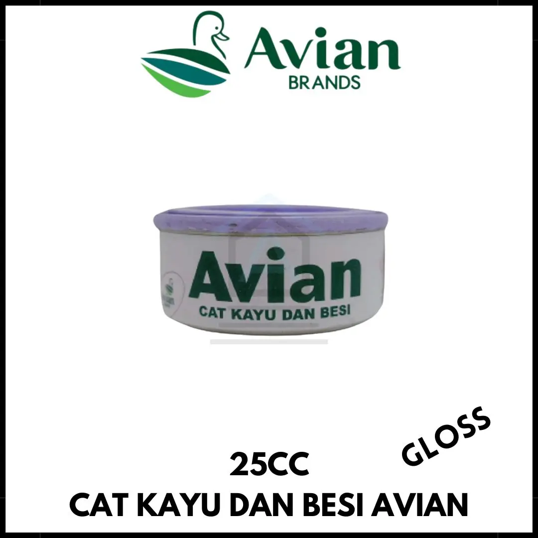Cat Kayu dan Besi Avian Gloss Mengkilap kemasan 25 Cc / AVIAN BRANDS