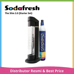 The Slim 2.0 (Starter Set) soda maker by Sodafresh