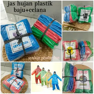 jas hujan plastik jas hujan setelan jas hujan set
