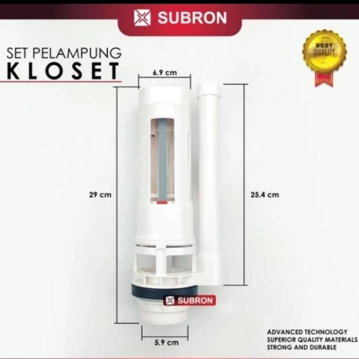 Plampung kloset dual flush / plampung subron universal 1