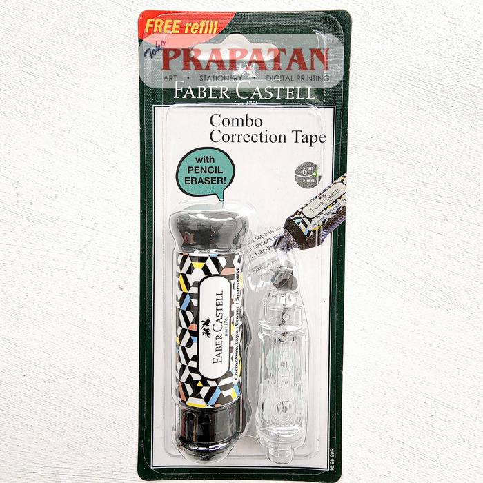 Gambar Faber Castell COMBO Correction Tape | Tip Ex Kertas - BLUE 51R dari Toko Prapatan_NEW Kota Administrasi Jakarta Timur 3 Tokopedia