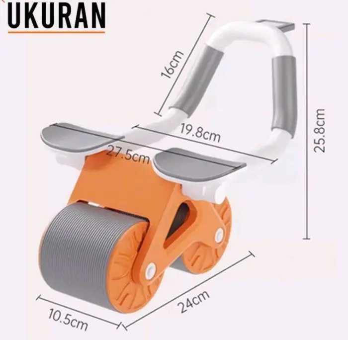 Roller Wheel Pull Fitness Gym Latihan Abs ORIGINAL KHS 0