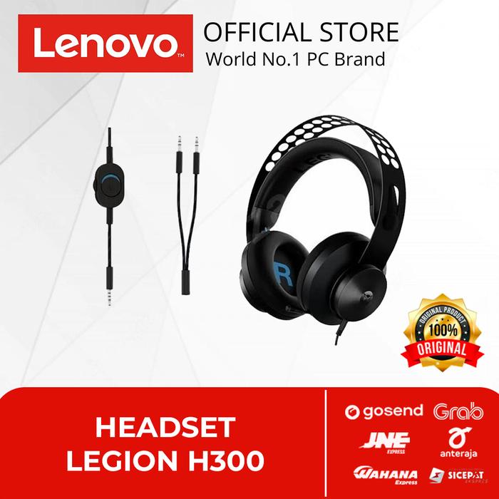 Gambar LENOVO HEADSET LEGION H300 dari Lenovo Authorized Surabaya Kota Blitar Tokopedia