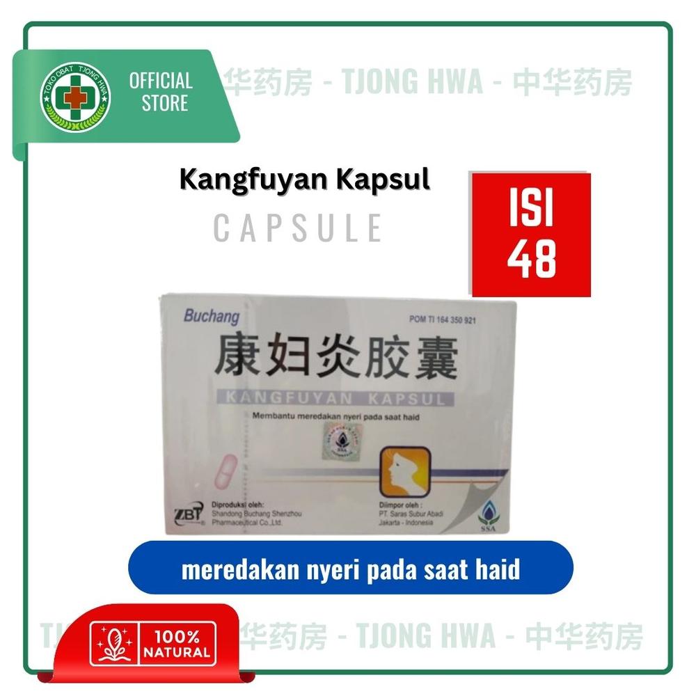 Kangfuyan Kapsul 48's [untuk meredakan nyeri pada saat haid]