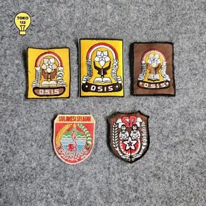 Logo Bordir Sekolah Osis Pramuka Sulawei Selatan Makassar SD SMP SMA