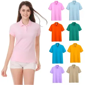 Baju Kaos Wanita Polo Kerah Polos/kaos Wanita Polo Lengan Pendek